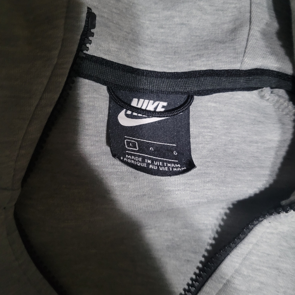 Nike Gray Zip-Up Hoodie - Picture 6 of 9